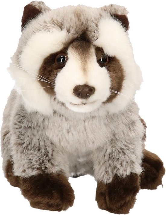 Pluche wasbeer knuffel 25 cm