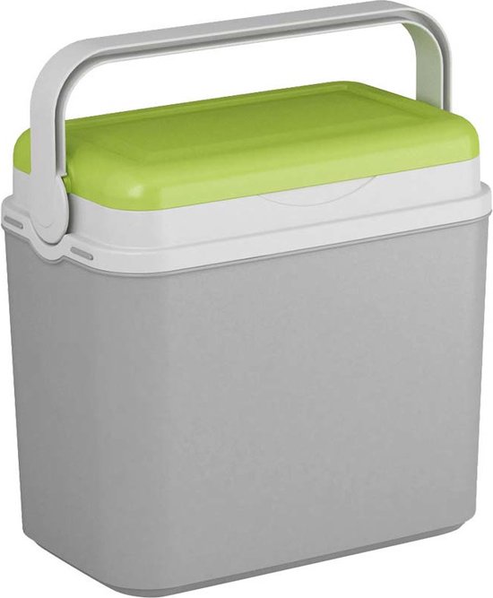 Koelbox grijs/groen 10 liter 30 x 19 x 28 cm incl. 2 koelelementen van KOEL — afbeelding 2
