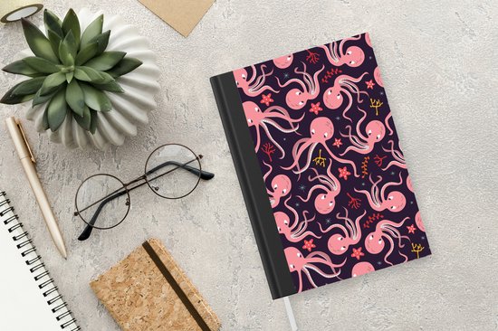 Carnet - Cahier d'écriture - Poulpe - Bébé - Design - Carnet - Format A5 - Bloc-notes