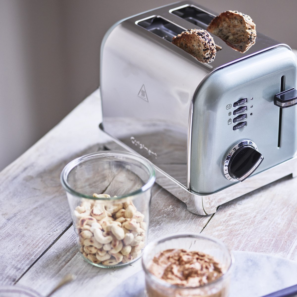 Cuisinart - 2 Slice Toaster Broodrooster - 2 sleuven - Ontdooifunctie - Bagelfunctie - 6 standen - Groen thumbnail 3