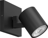 Philips Runner opbouwspot - 1-lichts - zwart