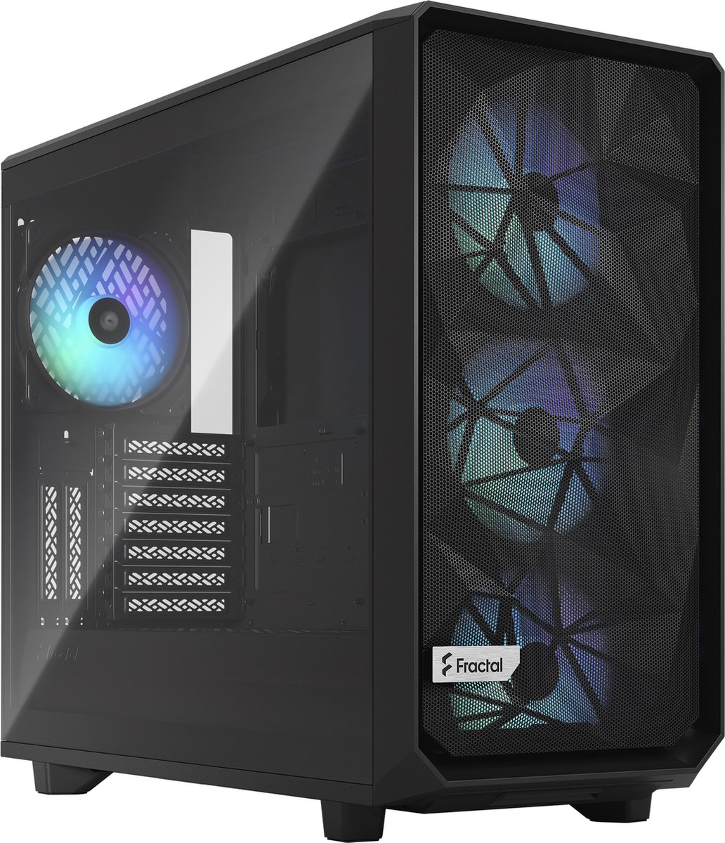 Fractal Design - Meshify 2 RGB Black TG Light Tint - PC - Black Case (FD -C -MES2A -06)