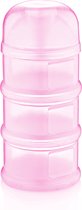 Melkpoedercontainer Babyjem 3-laags Roze