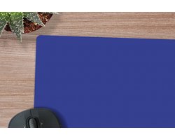 Muismat - Muismat xxl - Mousepad - Muismat blauw - Blauw - Effen - Muismat xl - Gaming muismat - 90x60 cm - Bureau onderlegger - Bureaumat - Muismat xxl blauw - Muismatten