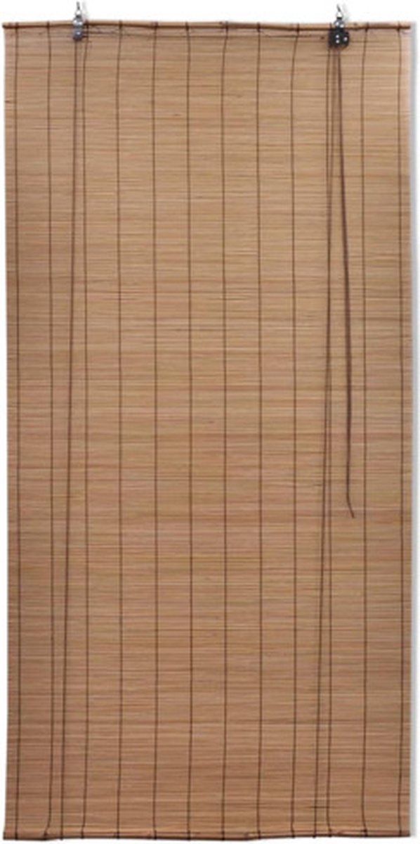 Victoria M. Bamboe rolgordijn vouwgordijn 100 x 160 cm, Kers, bescherming tegen inkijk rolgordijn voor ramen en deuren