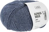 Lang Yarns Alpaca Soxx 6 draads 0010 Jeans Blauw