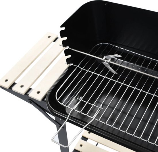 vidaXL Houtskoolbarbecue - Houtskoolbarbecues - Barbecue - Barbecues - Houtskoolbarbecue staand met wieltjes van VidaXL — afbeelding 2