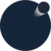 vidaXL - Zwembadfolie - solar - drijvend - 549 - cm - PE - zwart - en - blauw