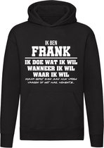Frank | verjaardagkado | verjaardag kado | cadeau | grappig | jarig | Unisex | Trui | Sweater | Hoodie | Capuchon | Zwart