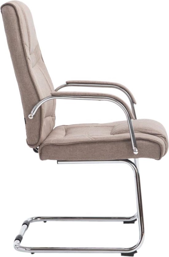 CLP Attila Set de 2 Chaises de salle à manger - Tissu Taupe