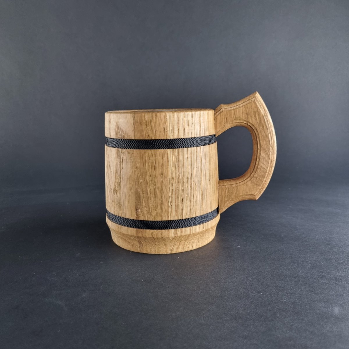 Bierpullen van hout 0,6 liter Munchen - 4 stuks