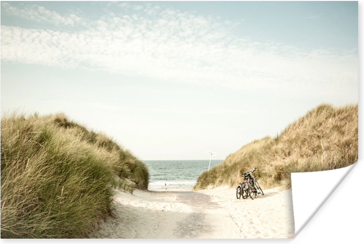 Poster Strand - Duin - Lucht - 120x80 cm