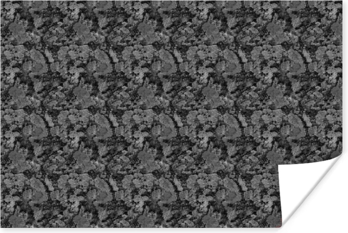 Poster Structuur - Graniet - Patroon - 30x20 cm
