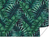 Poster Bladeren - Tropisch - Jungle - Natuur - 120x90 cm