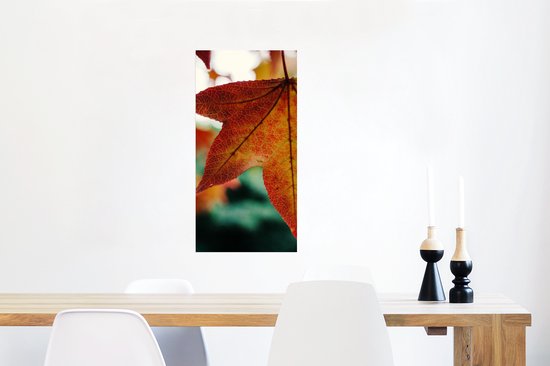 Poster 40x80 cm - Herfst - Landelijk - Bladeren - Seizoenen - Landelijk - Posters - Kamer decoratie - Wanddecoratie woonkamer - Muurdecoratie slaapkamer