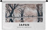 Wandkleed - Wanddoek - Sakura - Japan - Lente - 90x60 cm - Wandtapijt
