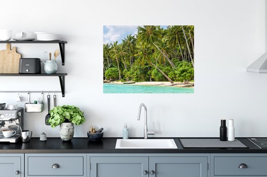 Poster Palmier - Mer - Tropical - 80x60 cm