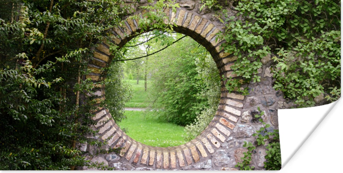 Poster Park - Doorkijk - Natuur - 160x80 cm