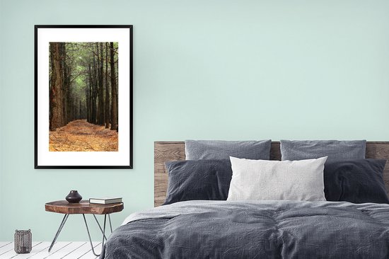 Cadre photo avec affiche - Automne - Décoration rurale - Forêt - 80x120 cm - Cadre pour affiche