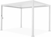 Alice's Garden l Bioklimatische pergola Triomphe l 3x3m l aluminium l kantelbare lamellen l Wit