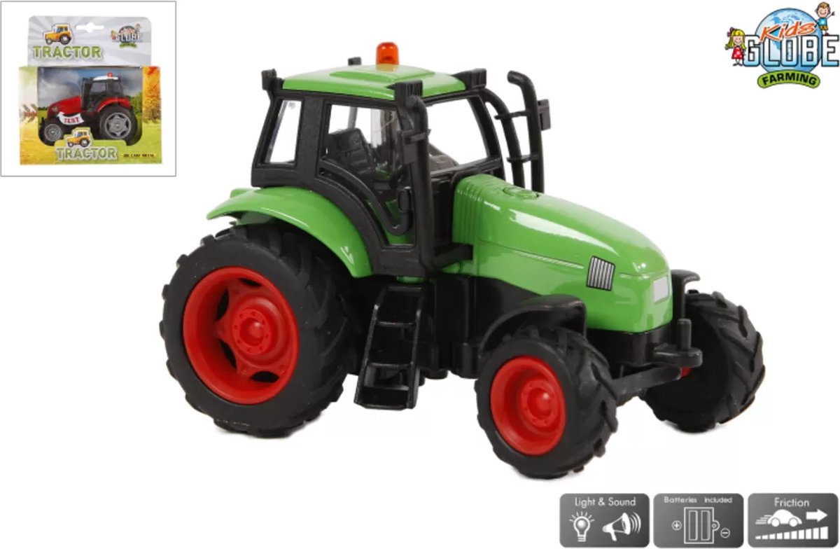 Kids Globe Tractor met Licht en Geluid, 1:32 — afbeelding 7