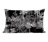 Coussins Coussins décoratifs - Oreillers Salon - 50x30 cm - Palmier - Jungle - Tropical