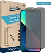 iPhone 14 screenprotector - Privacy glas - Gehard glas - Transparant - Just in Case