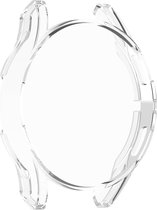 Boîtier de montre avec protection d'écran (transparent), adapté pour Samsung Galaxy Watch 4 (44 mm)