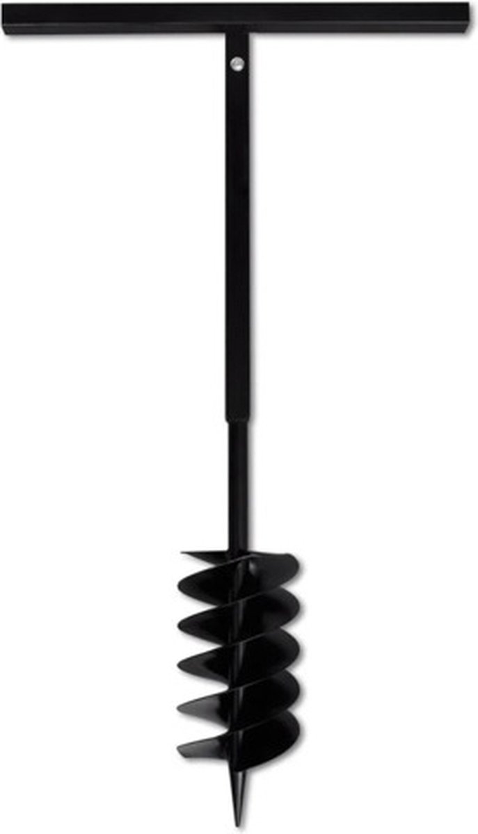 vidaXL - Grondboor - met - handvat - 150 - mm - en - verlengstukken - 5 - m - staal — afbeelding 5