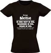 T-shirt femme Nellie | cadeau d'anniversaire | cadeau d'anniversaire | drôle | anniversaire | cadeau | Noir