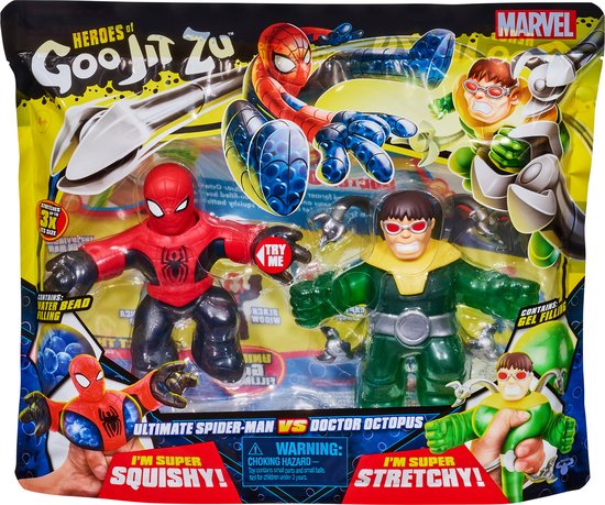 Goo Jit Zu Marvel Versus Pack - Spider Man Vs Docteur Octopus