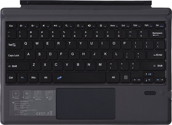 Recensent Onmiddellijk dutje Toetsenbord geschikt voor Microsoft Surface Pro 3/4/5/6/7 - Bluetooth  Toetsenbord... | bol.com