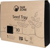 Fair Zone - Zaaitray - Herbruikbaar - Zaaibak 30 plantjes - Natuurrubber