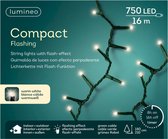 Kerstverlichting Compact Flash warm wit buiten 750 lampjes - knipper verlichting