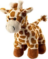 Pluche knuffel giraffe staand 18 cm