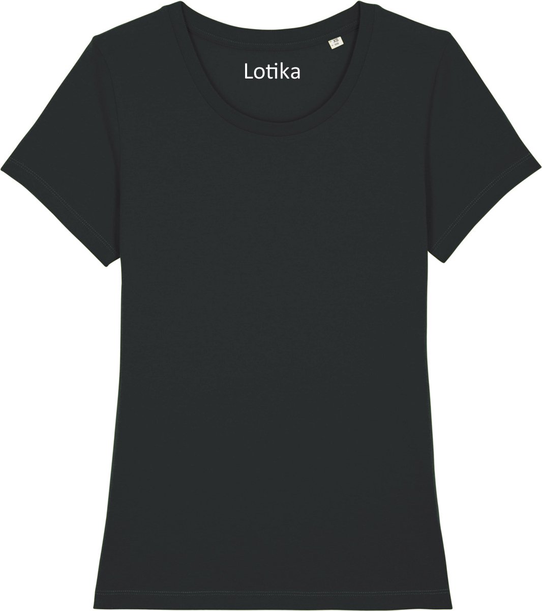 Lotika Yara T-shirt dames biologisch katoen black