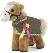 Pluche bruine paard/pony knuffel 23 cm Paarden knuffels Speelgoed voor kinderen