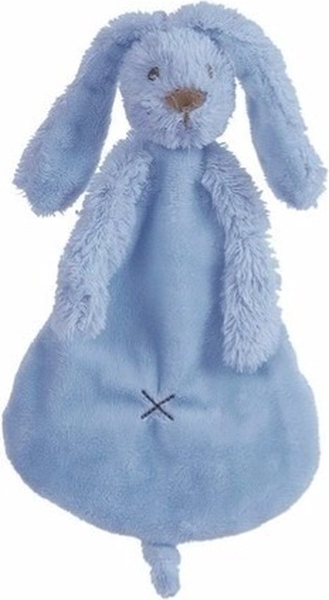 Happy Horse Richie konijn donkerblauw knuffeldoekje en knuffel van Happy Horse — afbeelding 3