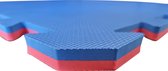 Sportvloer Extra stevig - 100 x 100 x 2cm - Rood en Blauw
