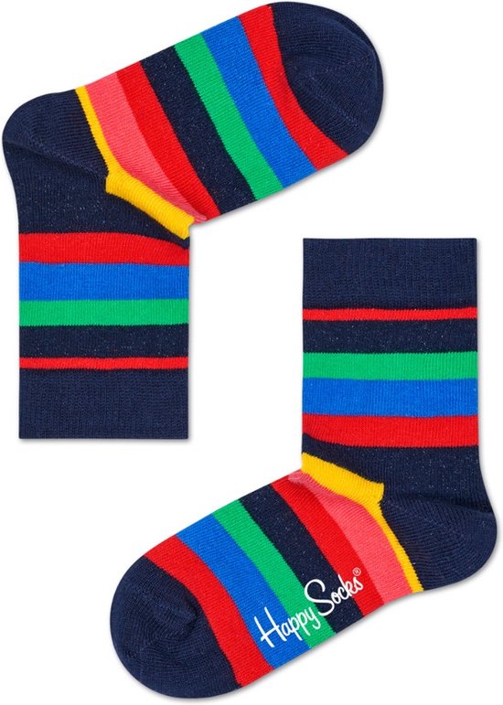 Happy Socks sokken kids stripe multi - 22-24