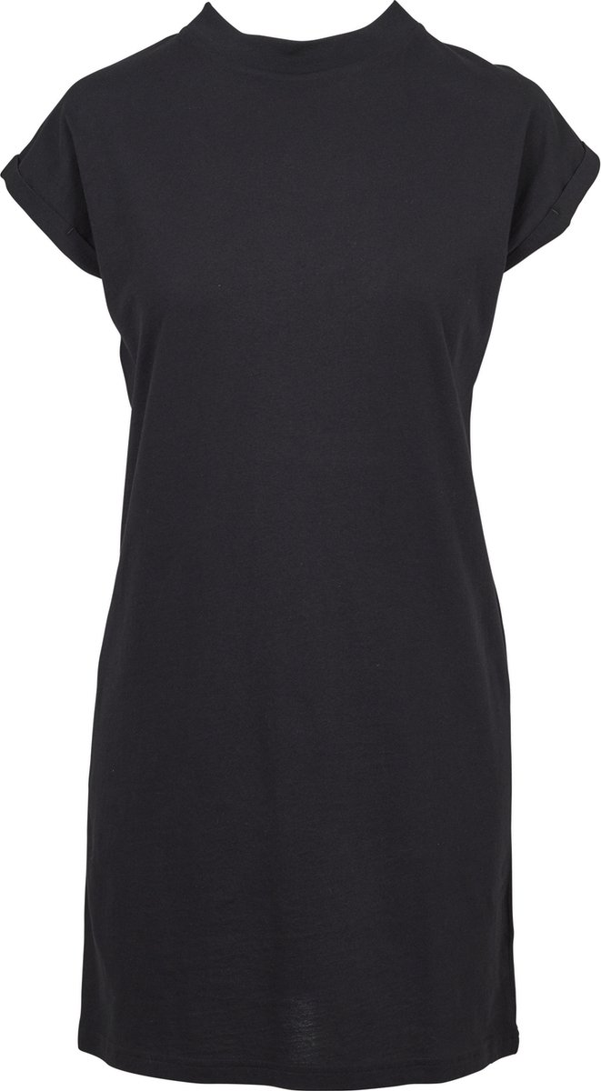 Urban Classics Turtle Extended Shoulder Dames Mini-jurk – M Zwart