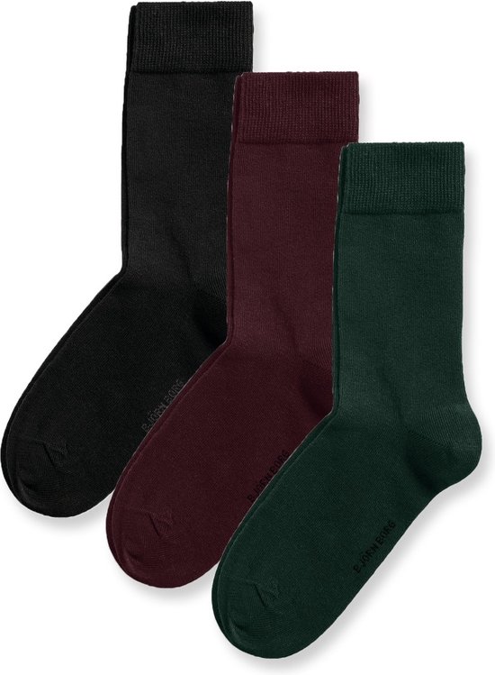 Bjorn Borg - Core 3-Pack Sokken Multicolour - Heren - Maat 41-45 -
