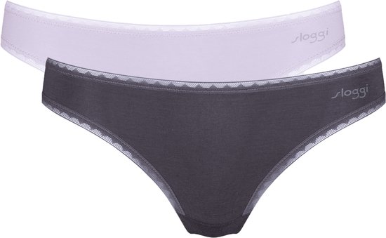 Sloggi Dames GO 2-Pack Brazil Panty Paars XL