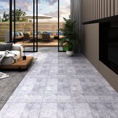 Bol.com VidaLife Vloerplanken zelfklevend 502 m² 2 mm PVC cementgrijs aanbieding