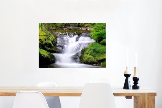 Poster Water - Nature - Cascade - 60x40 cm