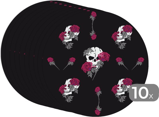 Achat 10 Sets De Table Ronds Dentelle Kraft Nappes, Serviettes, Chemins