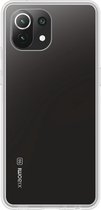 Hoesje Geschikt voor Xiaomi Mi 11 Hoesje Siliconen Cover Case - Hoes Geschikt voor Xiaomi Mi 11 Hoes Back Case - Transparant