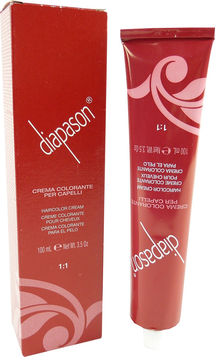 Lisap Diapason Professionale Haarkleuring Creme Permanent 100ml - 04/58 Medium Violet Red / Medium Rot Violett