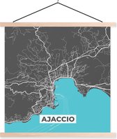 Porte-affiche avec affiche - Affiche scolaire - Ajaccio - France - Plan de  ville -... | bol.com