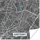 Affiche Antony - France - Plan - Plan de la ville - Plan - 50x50 cm